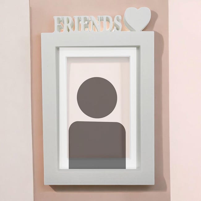 Cornice In Legno Per Foto 12x17 Cm - Regalo Forever Friends Per Amicizia - Donne, Uomini, Migliori Amici