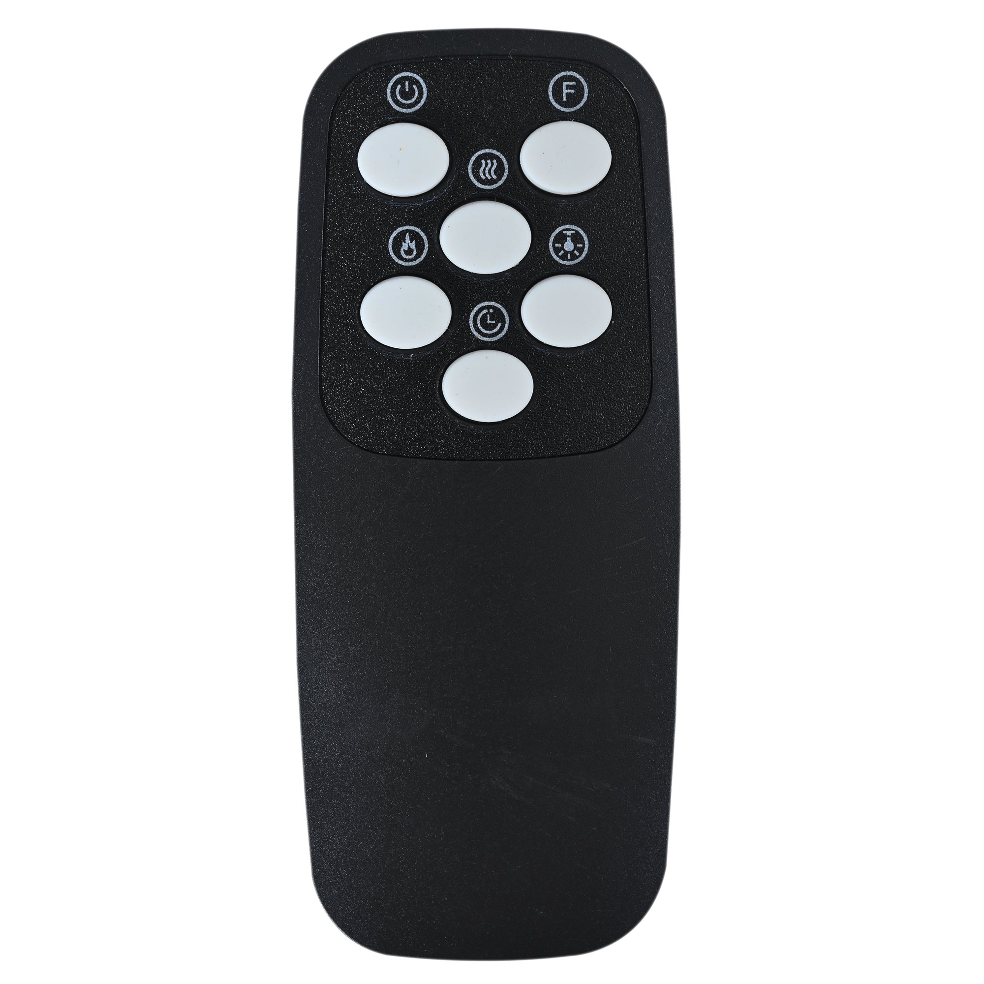 Cheminée électrique murale et encastrable - Télécommande et écran tactile 900/1800 W - 106,5 x 46,5 x 12 cm - 12 couleurs - Noir - 6