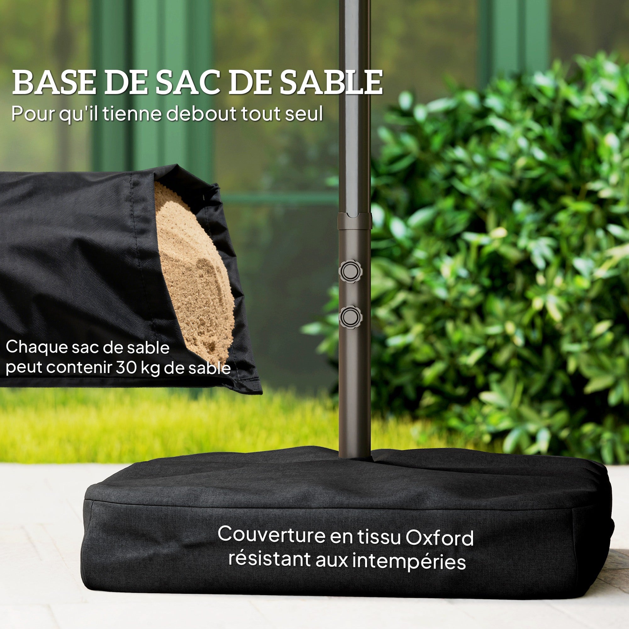 parasol Acier Outsunny - 6