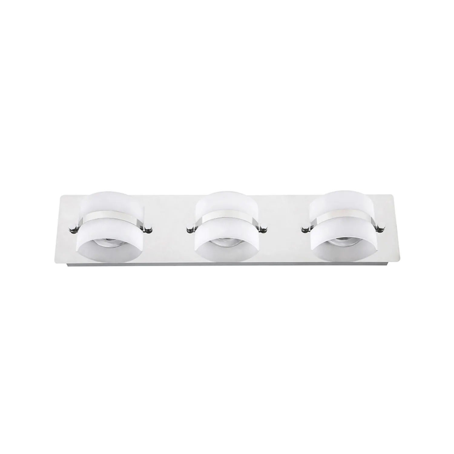 Kinkiet LED łazienkowy Tony chromowany szkło opalizowane 15W Neutralna biel 1095lm metal wym:11,5x49,5x7,5cm IP44 Rabalux