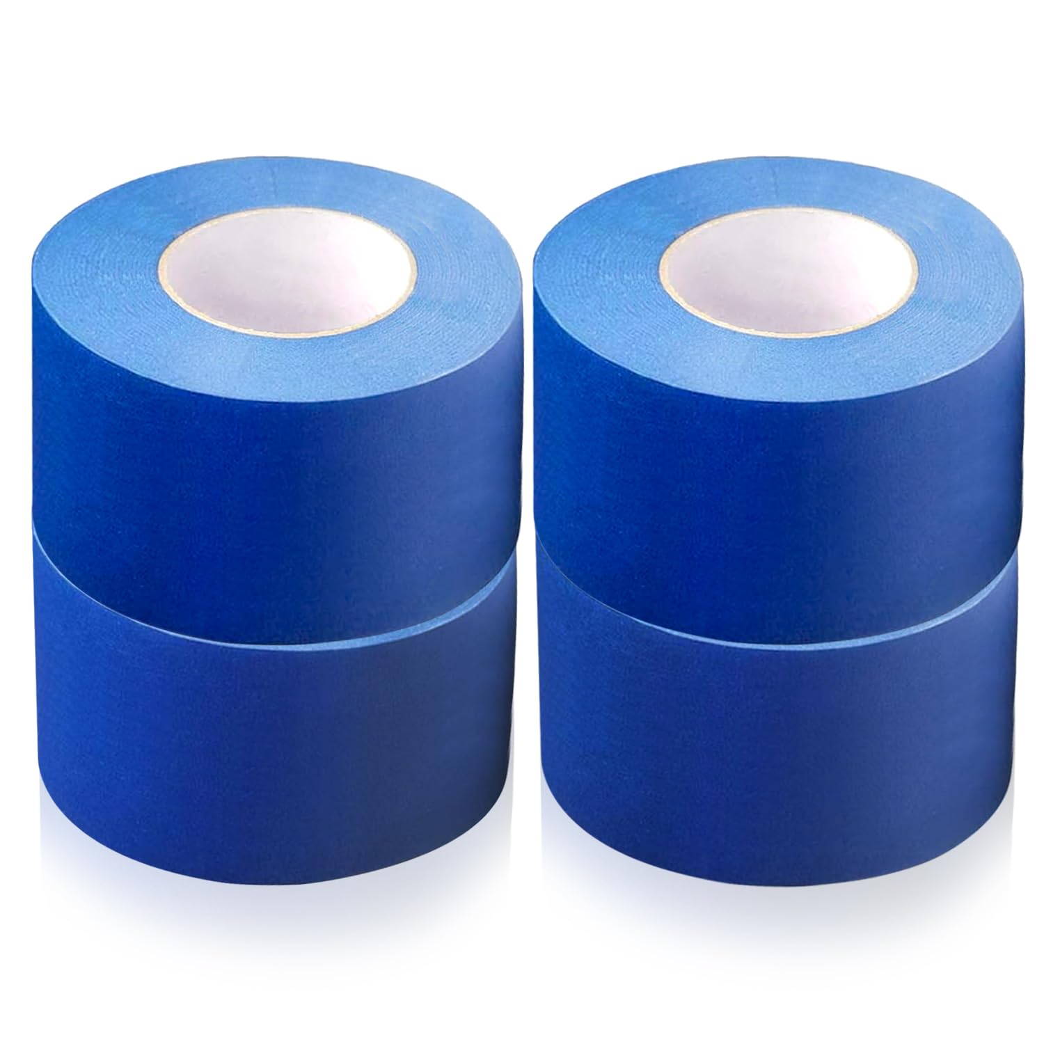 Ruban Peintre Bleu 48mm Ruban De Masquage Bleu Fyguard - 2 Rouleaux 48mm X 50m - Résistant Chaleur Scotch Peinture