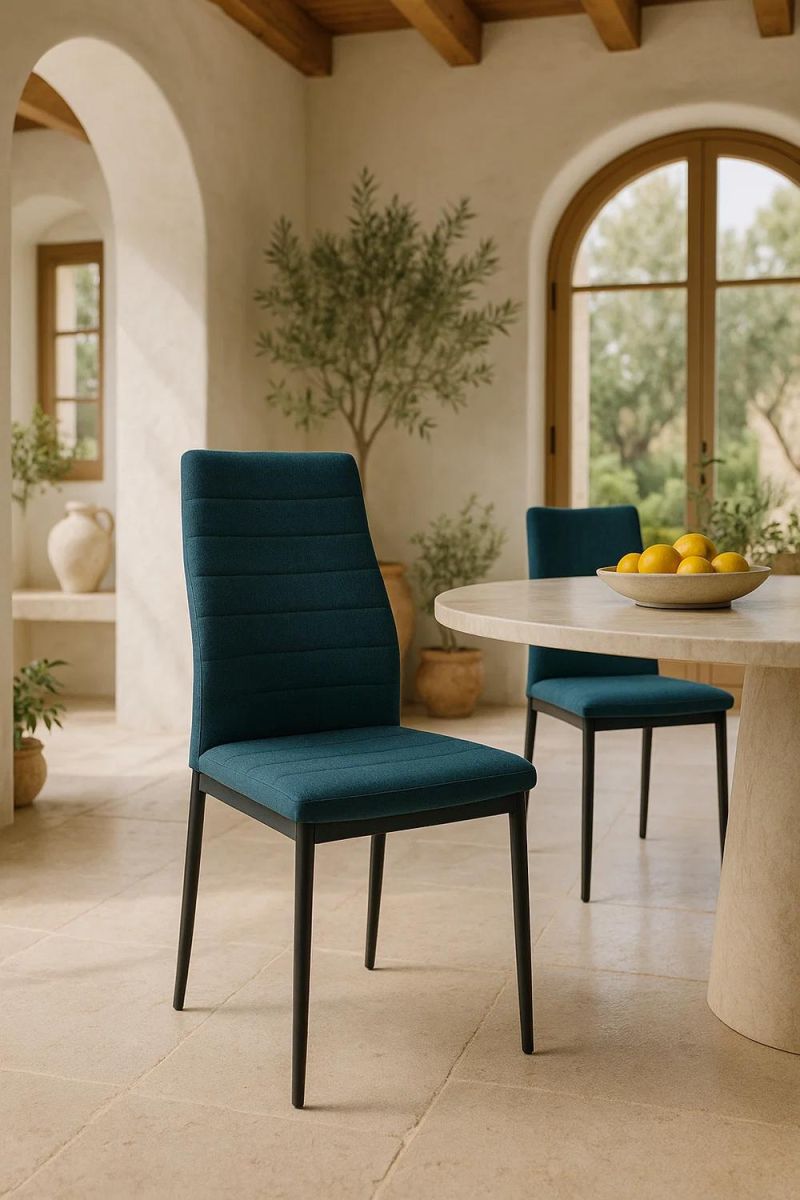 Pack 4 Sillas Lauter Tela - Verde azulado - 2