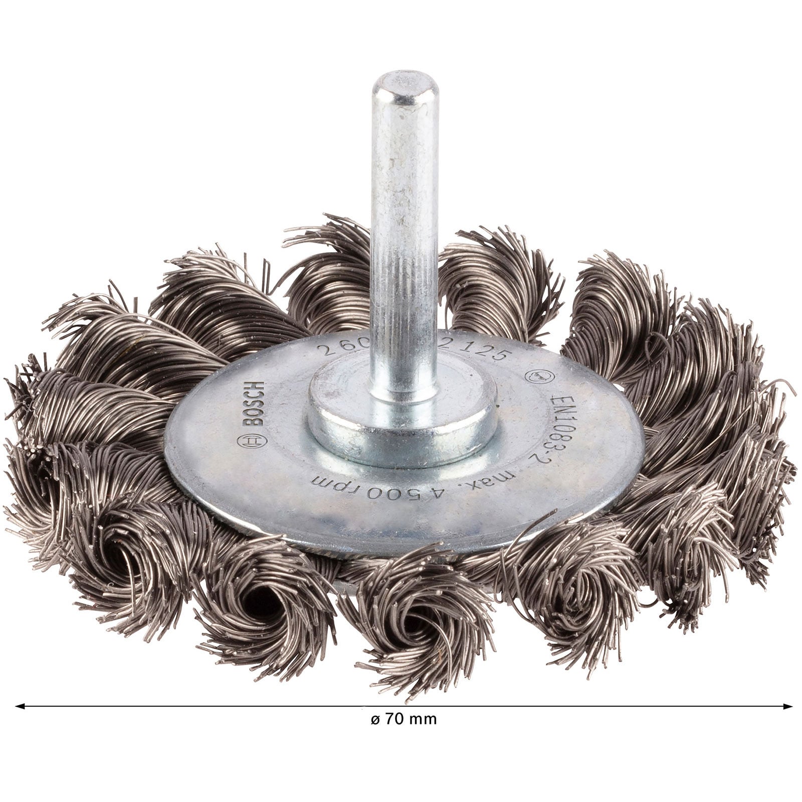 Bosch PRO Stainless Steel heavy szczotka druciana tarczowa 70 x 0,35 mm trzonek prosty - 2608622125 - 2