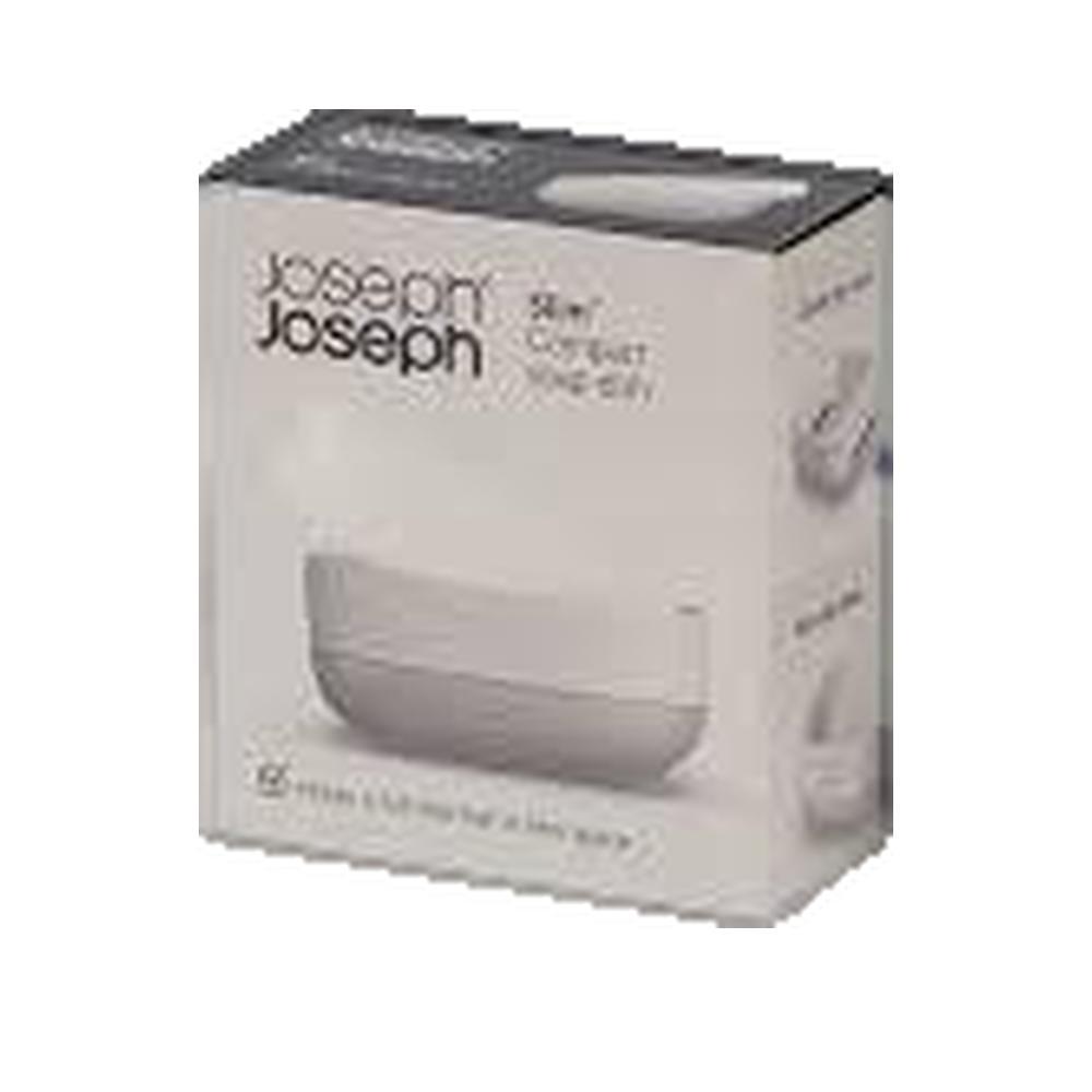 Mydelniczka Joseph Joseph Compact Slim kątowy design i skuteczne odprowadzanie wody beżowa