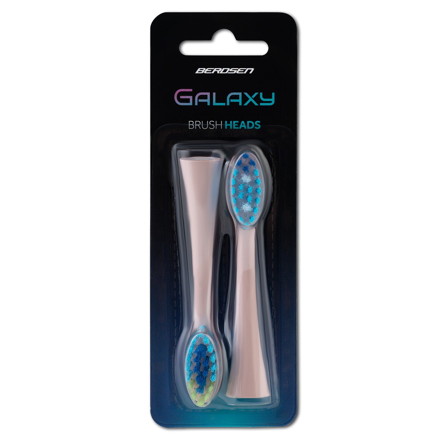 Końcówki do szczoteczki sonicznej Berdsen Galaxy 2 szt. różowe 329002