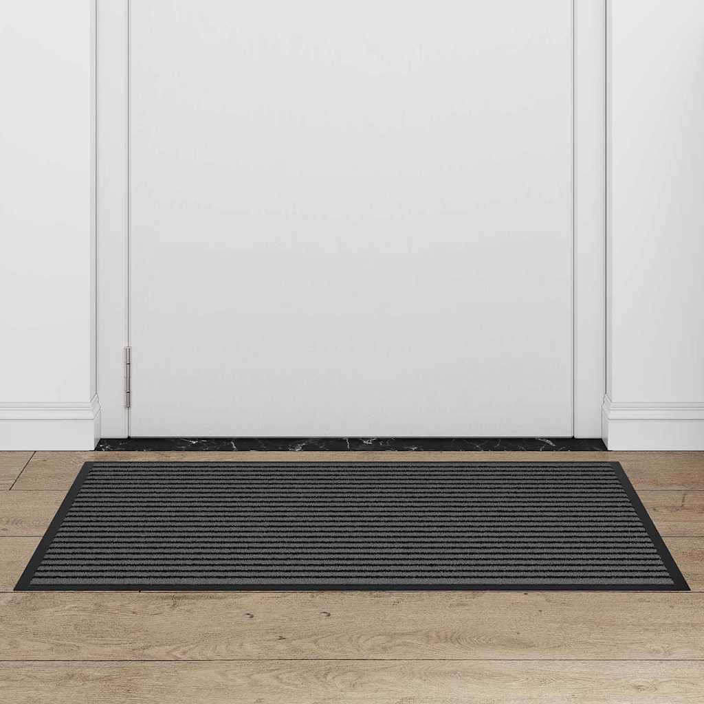 Dywanik wejściowy Czarny 60 x 90 cm polipropylen vidaXL - 4