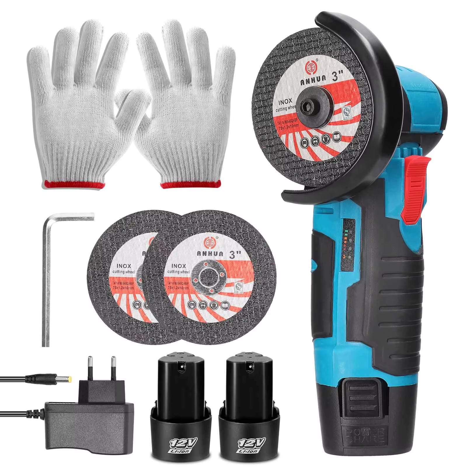 Mini Smerigliatrice Angolare E Lucidatrice 12V 19 500 Giri min mini-smerigliatrice-angolare-e-lucidatrice-12v-19-500-giri-min