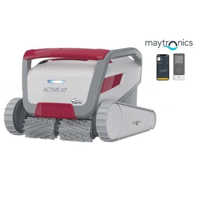 Dolphin Active X7 Robot Limpiapiscinas PowerStream CleverClean App MyDolphin Plus Filtración Multicapa Garantía 4 Años