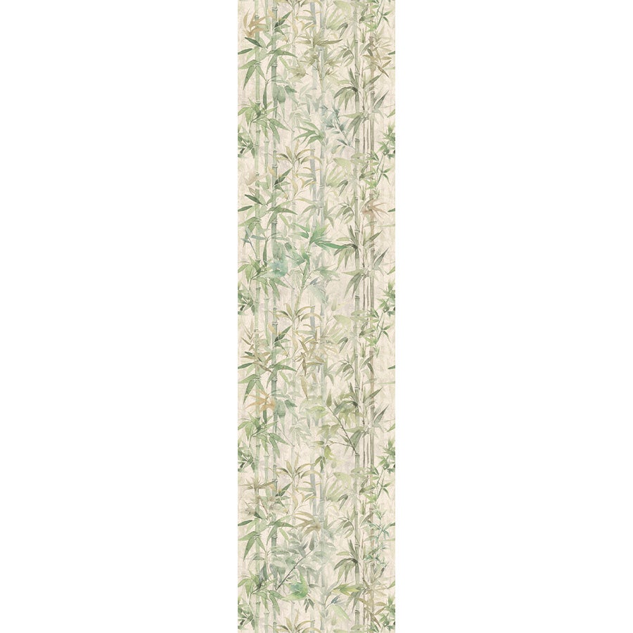 Papel pintado vinílico adhesivo BAMBOO GREEN. Impermeable. Especial cocina y baño. Fácil colocación y limpieza. Case perfecto. 65x280cm - 4