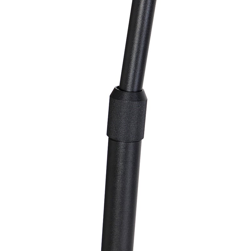 Lampadaire arc moderne noir avec abat-jour duo noir et or - XXL - 5