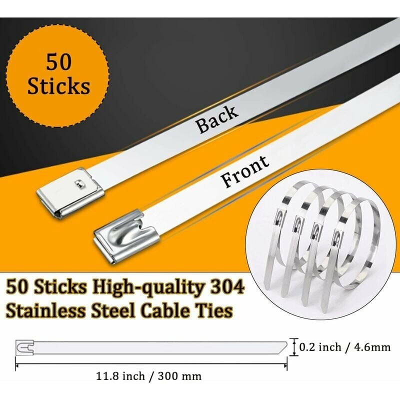 20 Pièces Colliers De Serrage En U 8 Mm, U-Collier De Serrage Tuyau à Deux