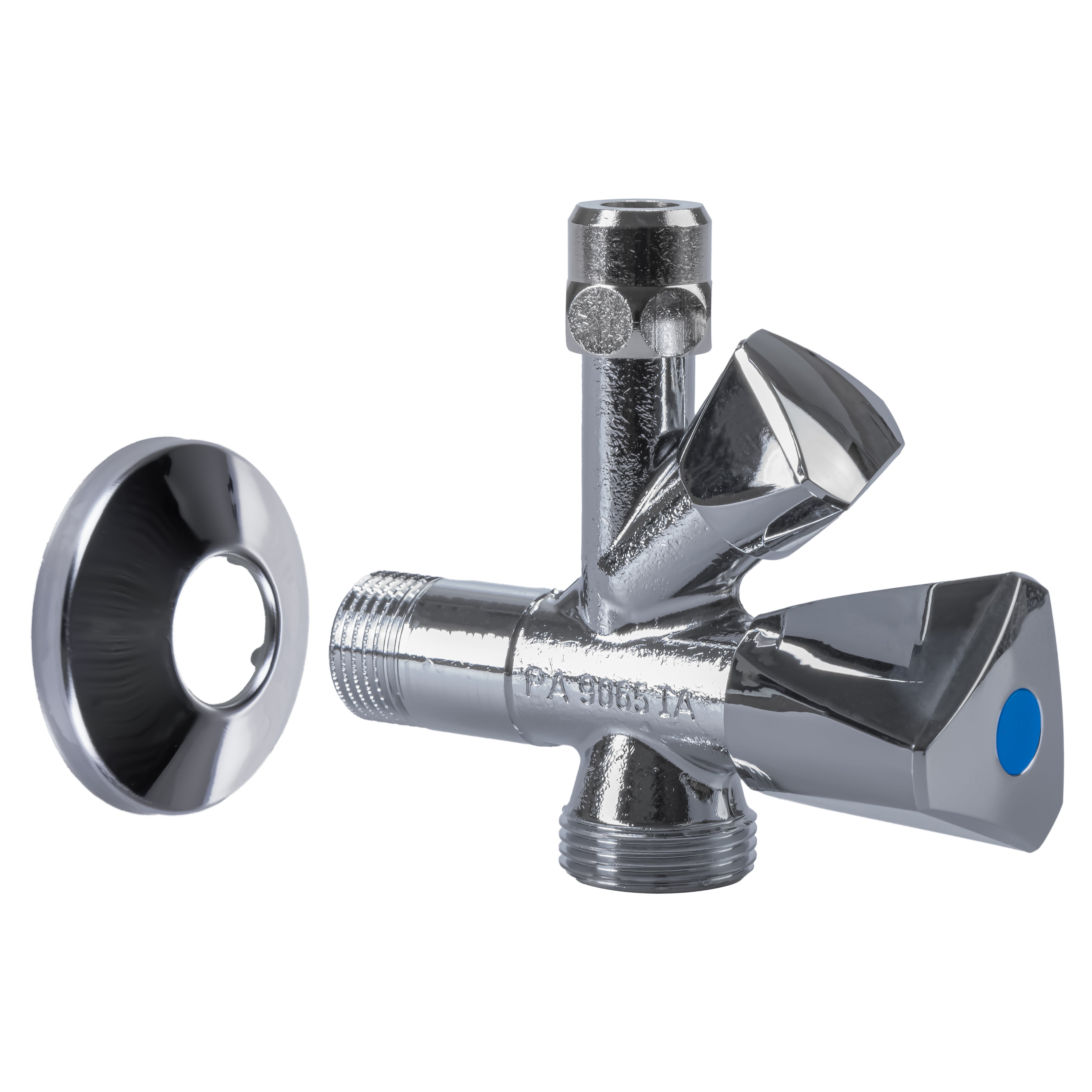 Zawór kombinowany kątowy Sanland 1/2"x3/8"x3/4" 970160000 Schell