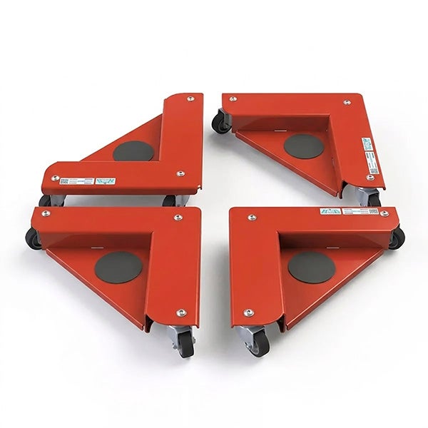 4 coints roulants acier - Dimensions utiles 205x205x285mm - Roulettes polyuréthanes Ø 35 mm - Charge max 800kg - 860006705