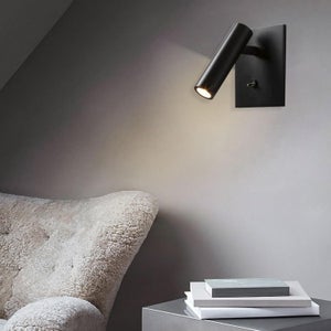 Applique LED Da Parete 360° Regolabile Con Interruttore - 3 Luci (Calda, Naturale, Fredda) 6W - Per Comodino Lettura, Soggiorno, Bagno