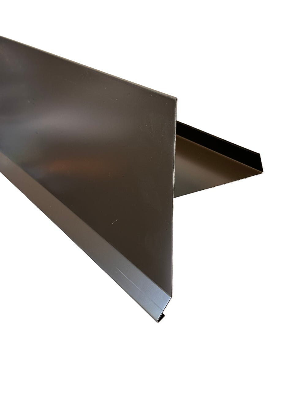 Scossalina Cappellotto Sotto Tegola In Lamiera Preverniciata Testa Di Moro - Barra Da 2 Metri - Foto 7