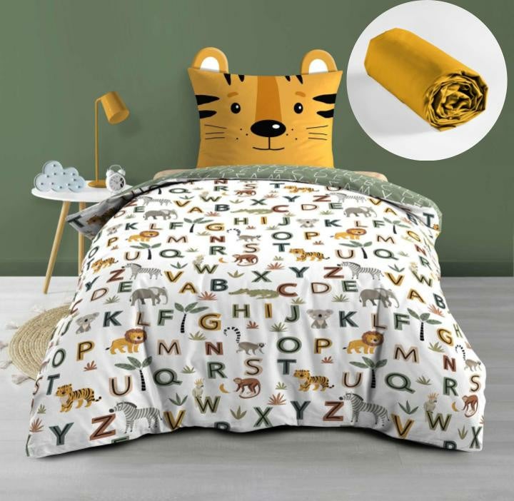 Housse De Couette Pottery Barn Kids Lara Paisley - Gris Et Jaune, Taille Queen, 100% Coton