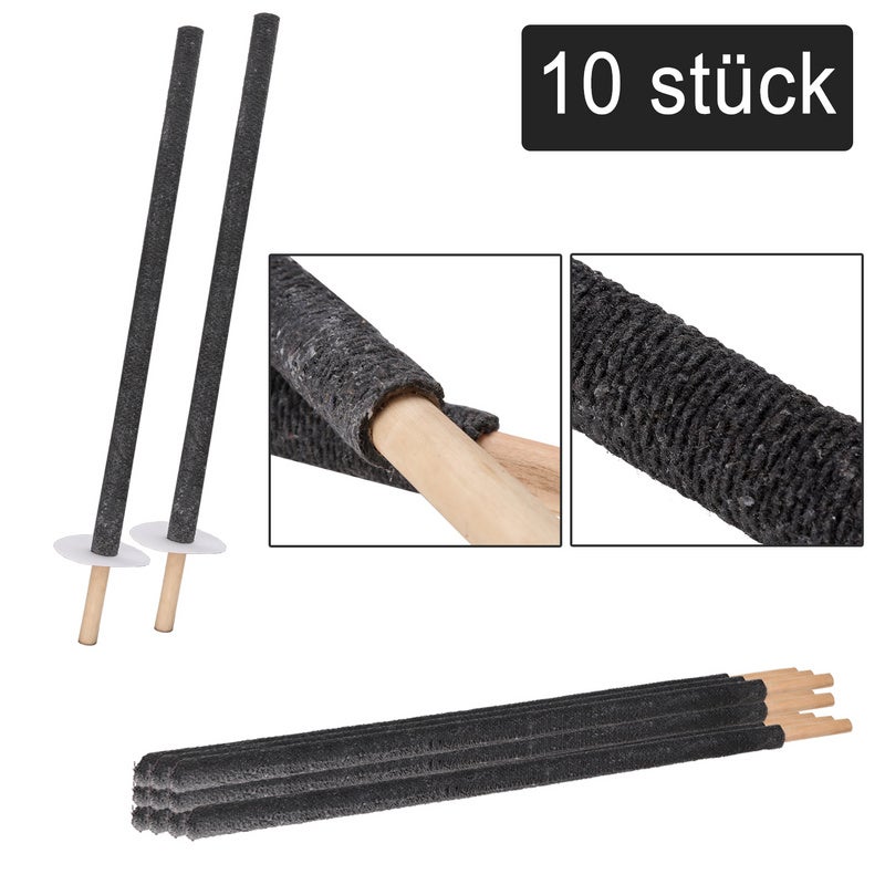 Jopassy Lot De 50 Torches En Cire - Durée De Combustion : 45 Min