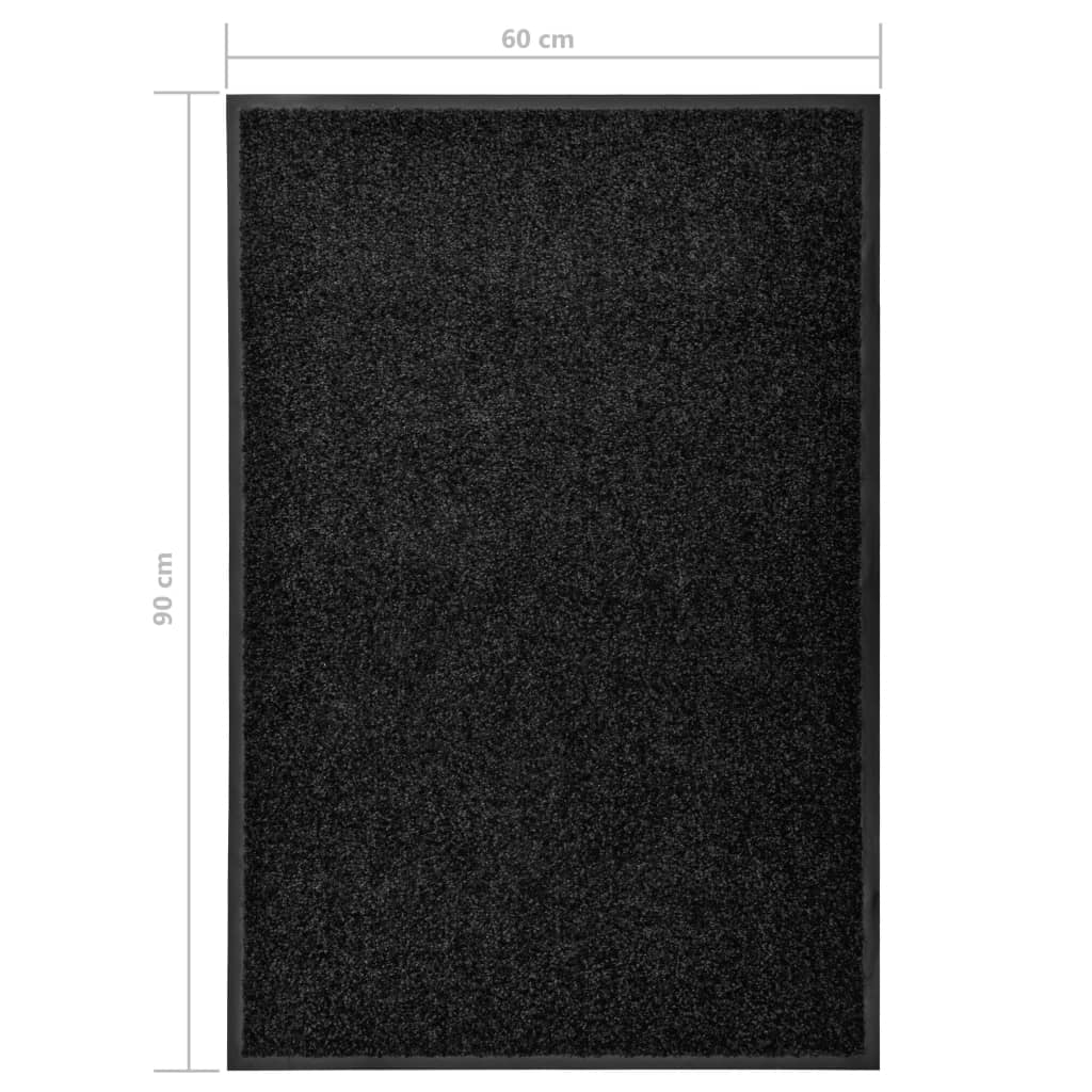 Paillasson lavable Noir 60x90 cm - 6