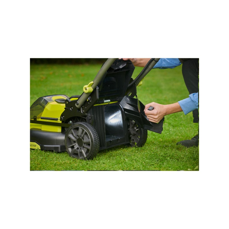 Tondeuse poussée RYOBI 18V Brushless - coupe 40cm - 2 batteries 4,0Ah - 1 chargeur rapide - RY18LMX40C-240 - 5