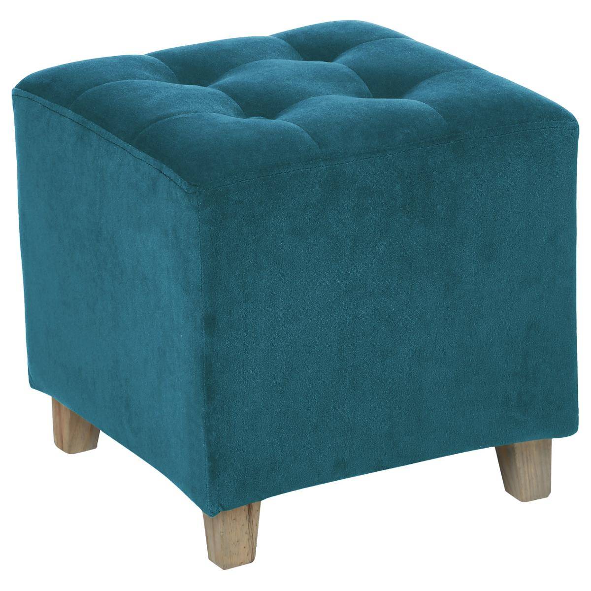 Pouf Paris Prix Atmosphera Créateur d'intérieur - Pouf Coffre Pliable Tomaz 38cm Gris Clair