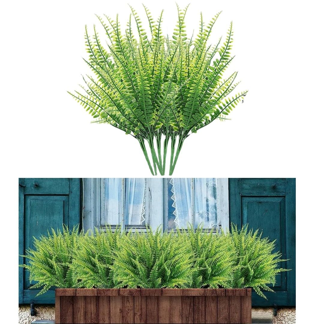 Set Di 10 Fiori Artificiali Da Esterno, Piante Finte, Resistenti Ai Raggi Uv Narcisi Bosso Decorazione Da Esterno Per Patio 98822192