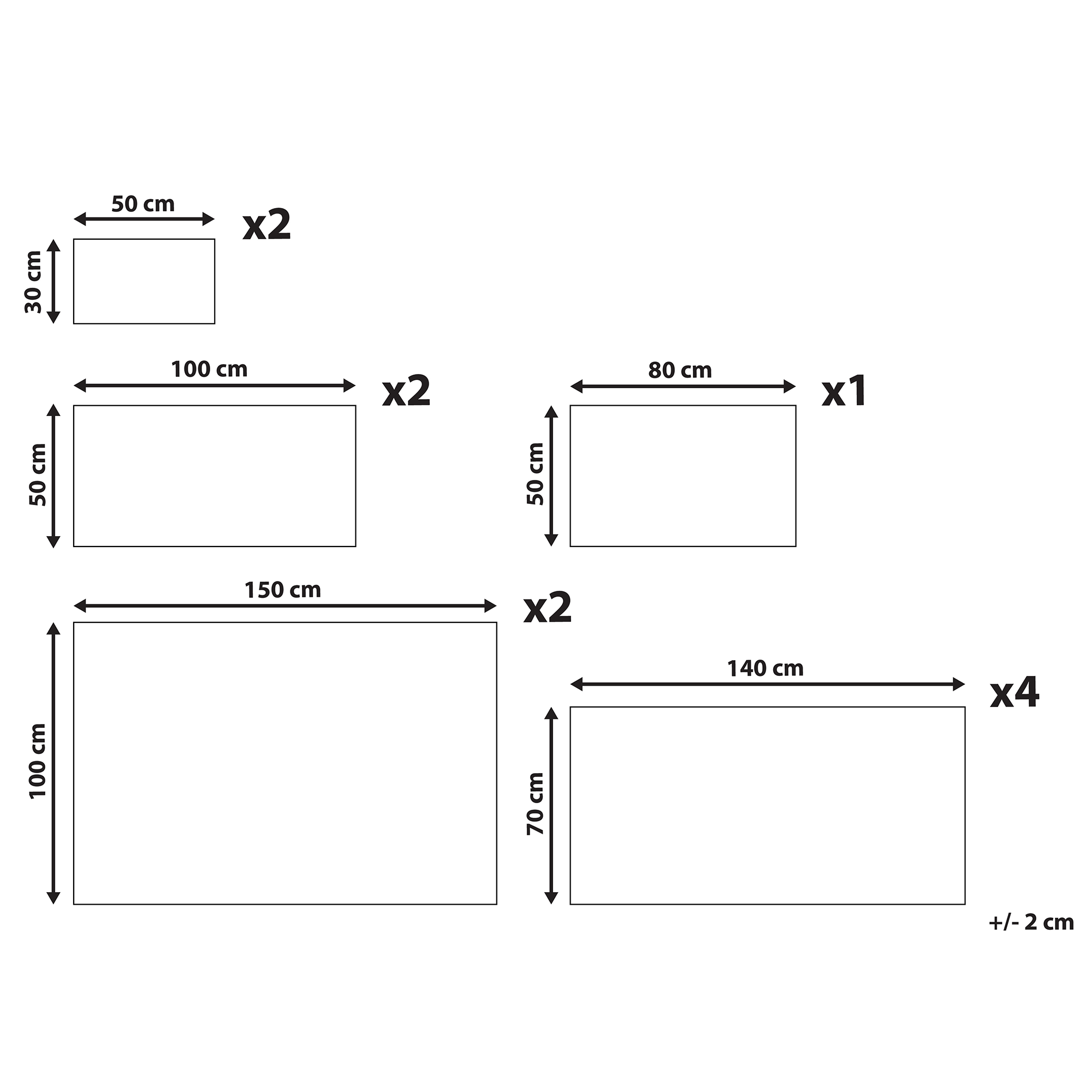 Set di 11 asciugamani AREORA Cotone Grigio chiaro - 3