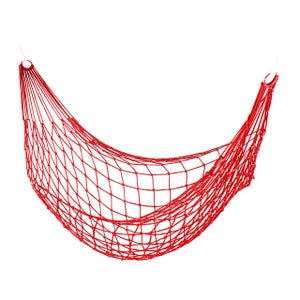 Relaxdays Hamac Filet Noir - Pour Jardin Ou Camping, 120 Kg, Sac Inclus - Détente Extérieur