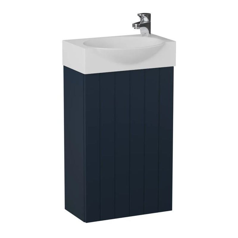 Zestaw Szafka z umywalką DIA 40 cm granatowy półmat