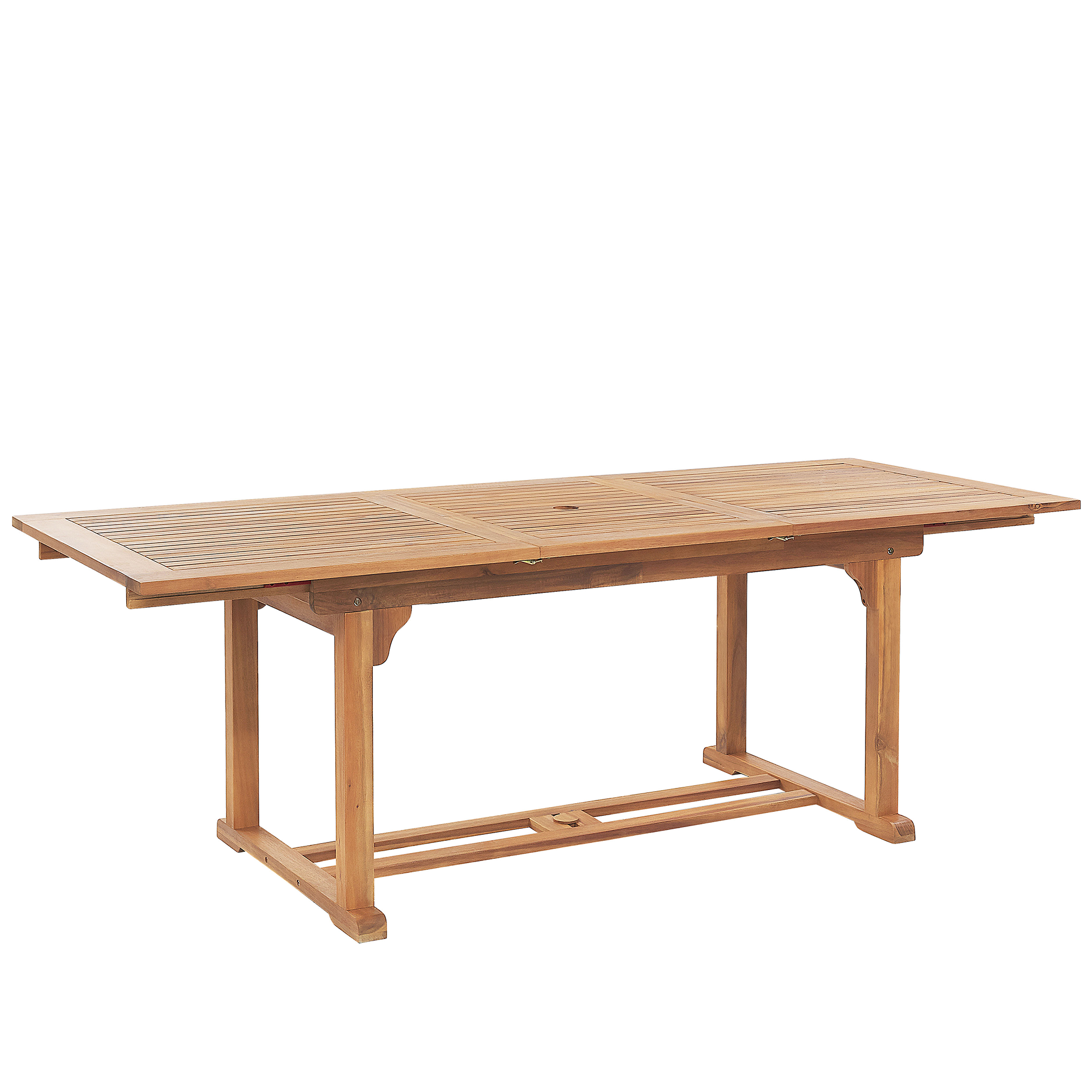 Masă dining extensibilă pentru grădină JAVA 160/220 cm 90 cm Lemn de acacia Maro deschis
