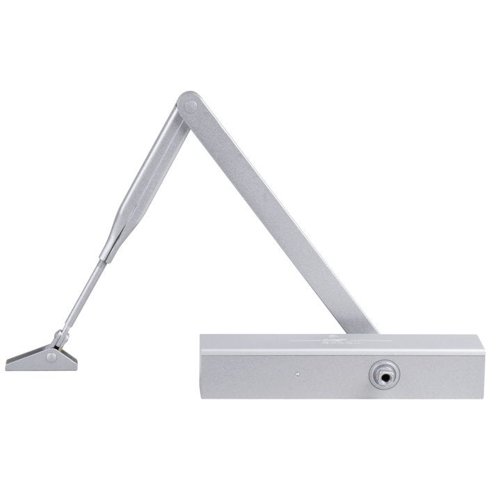 Ferme-porte GR150 bras standard argent force 2/4 - GROOM - 150111 - 2