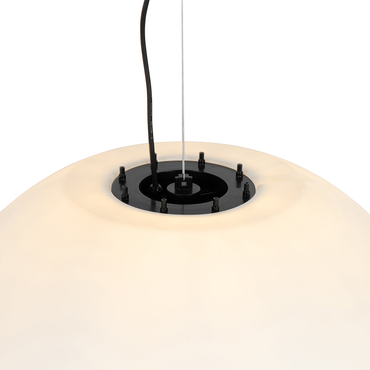 Qazqa moderne lampadaire extérieure, lampe sur pied extérieure pour jardin intelligente - Nura - blanc, ampoule led 9w, e27, - 7