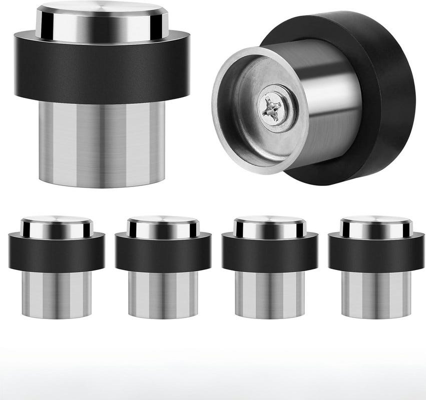 Lot De 8 Butées De Rail D'Auvent En Inox 6 Mm – Fixation Solide Anti-Glissement Pour Caravane & Camping-Car