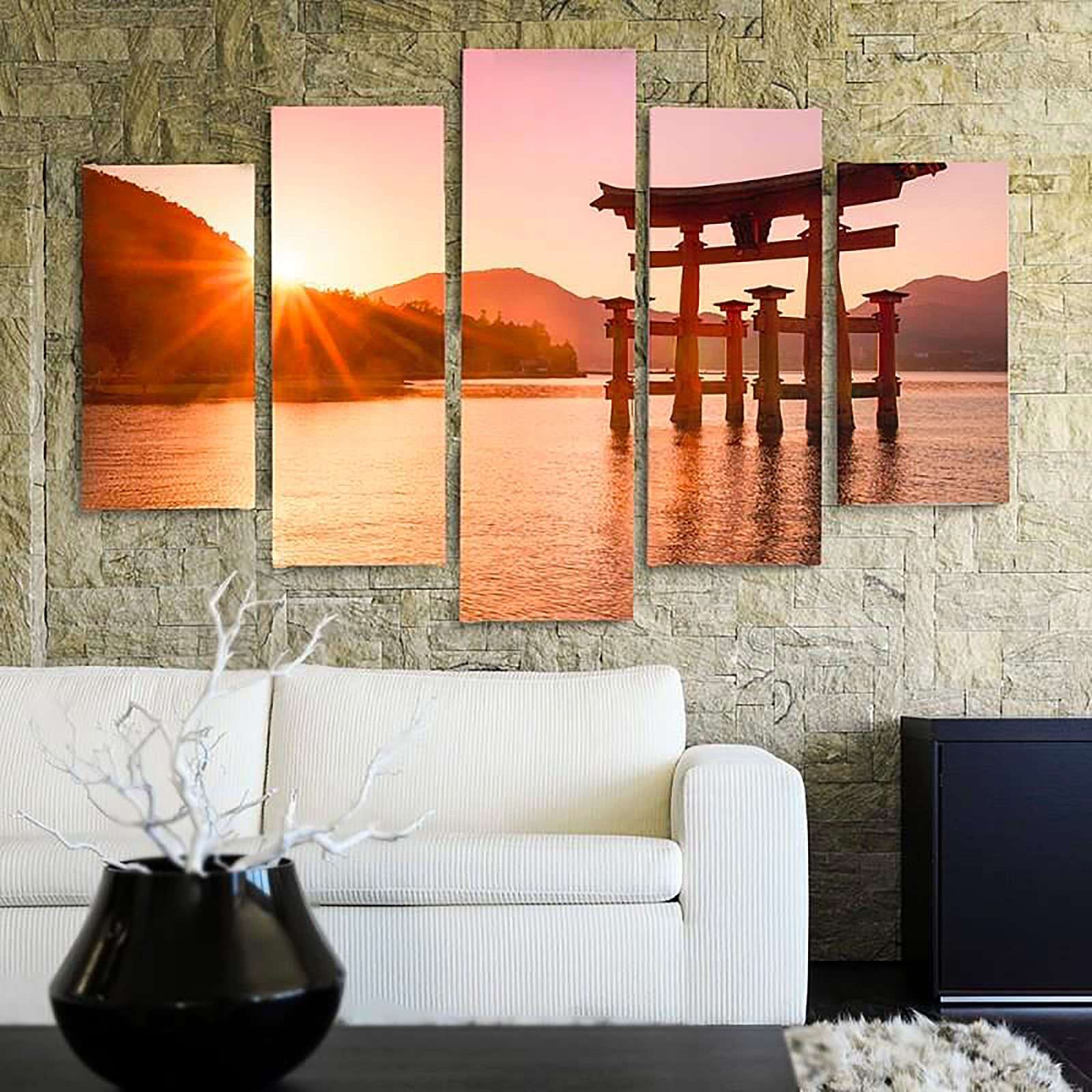 Tableau le japon paysage 6 - 150 x 100 cm - 4