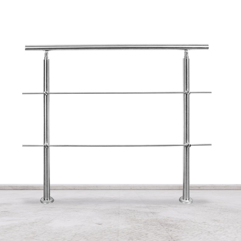 Main Courante Escalier Murale Inox - Longueur 76cm, Diamètre 5.1cm, Style Moderne à Monter