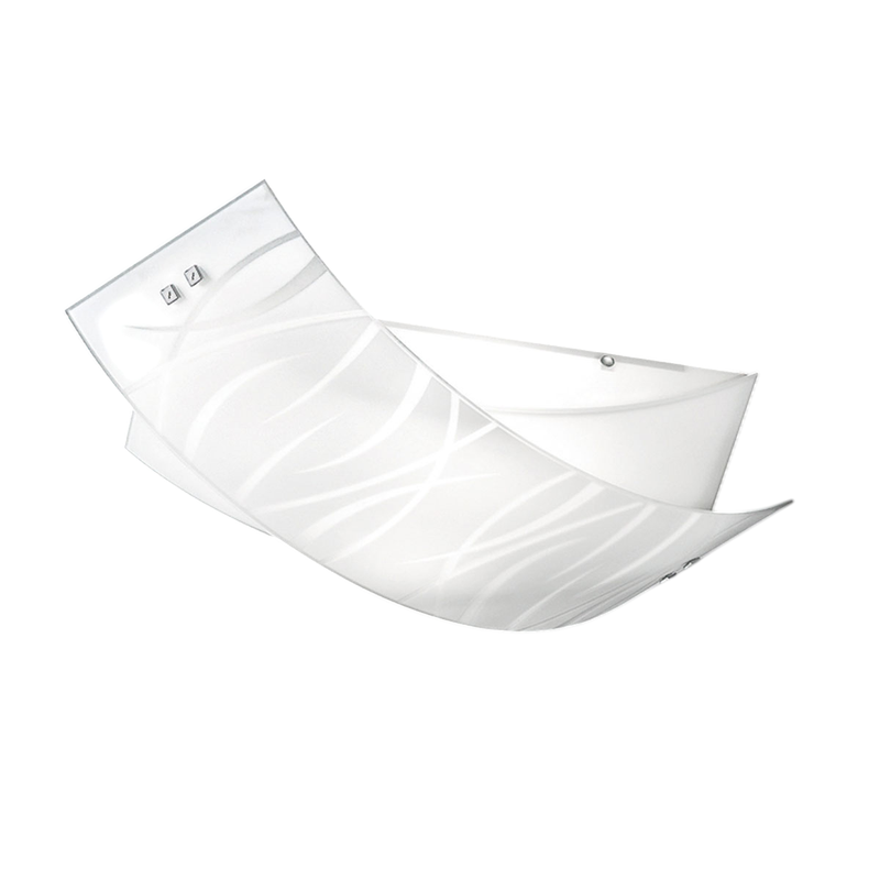 Gea Luce  Agnese Plafón 2Xe27 Max 2X70w Ip20, Aplique Led De Diseño Moderno Blanco , Leroy Merlin