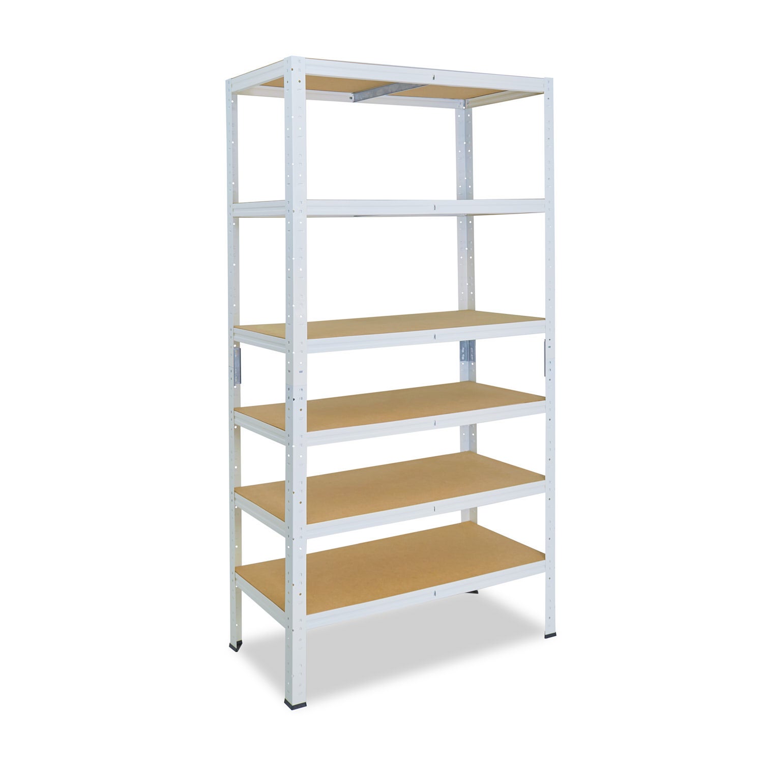 shelfplaza HOME 200x90x45 cm metalen stellingkast in verzinkt met 6