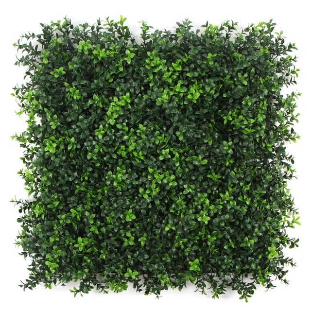 ODTORY Rotolo di bosso artificiale, 121,9 x 304,8 cm (40 mq) anti UV anti edera finta siepe foglia erba parete per patio balcone privacy, giardino, cortile verde parete sfondo e recinzione decorazione