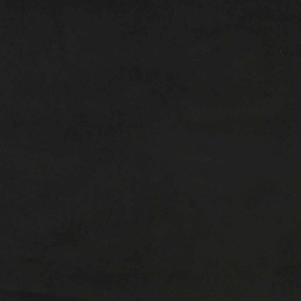 Cadre de lit sans matelas noir 200 x 200 cm en velours - 8