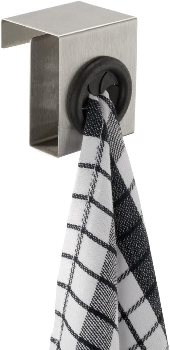 Hak kuchenny Push - Stal nierdzewna - 5 x 6 x 4 cm - Matowe srebro