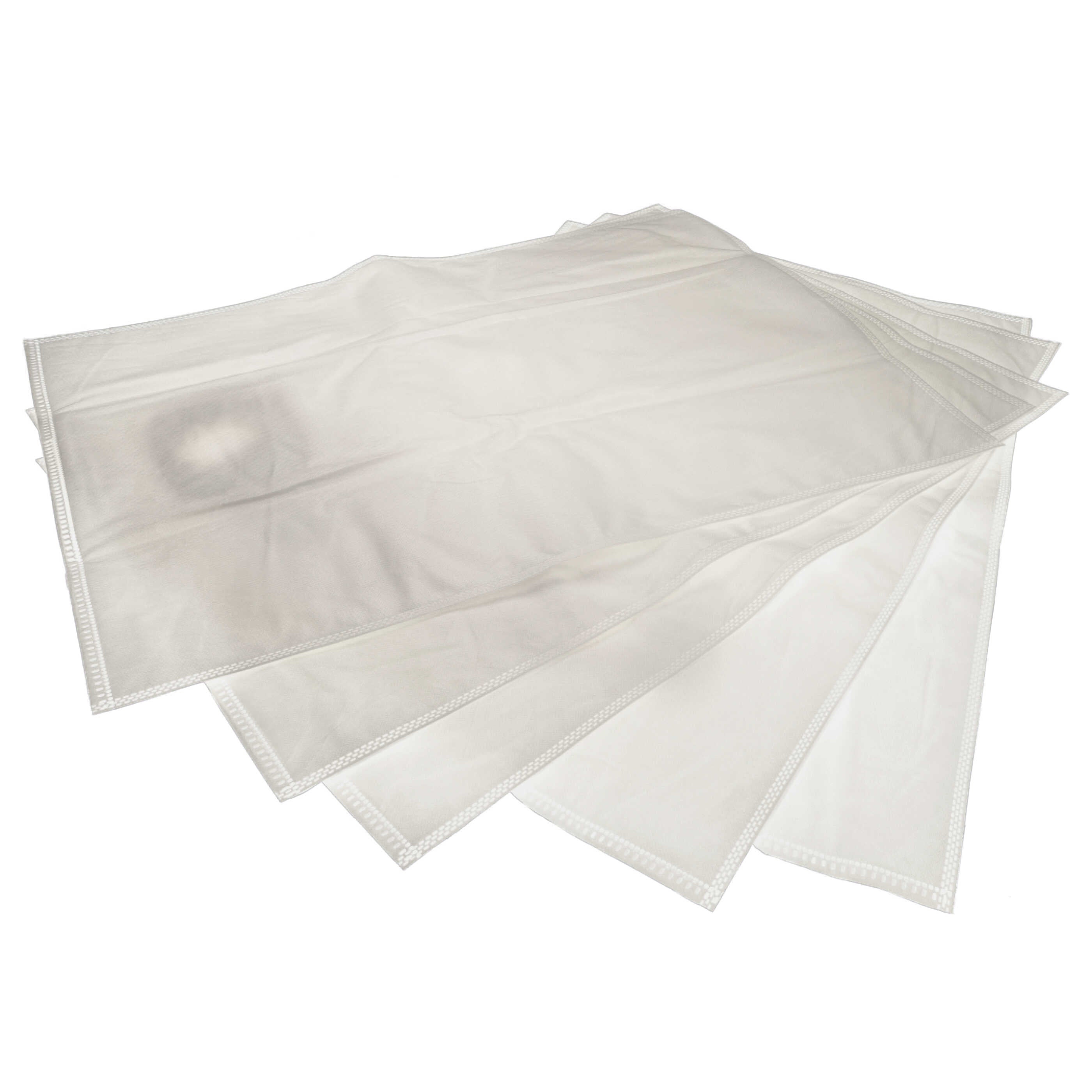 Vhbw 10 Sacchetti Per Aspirapolvere In Microfibra - Compatibili Con Flex 329.630, Bianco - 2