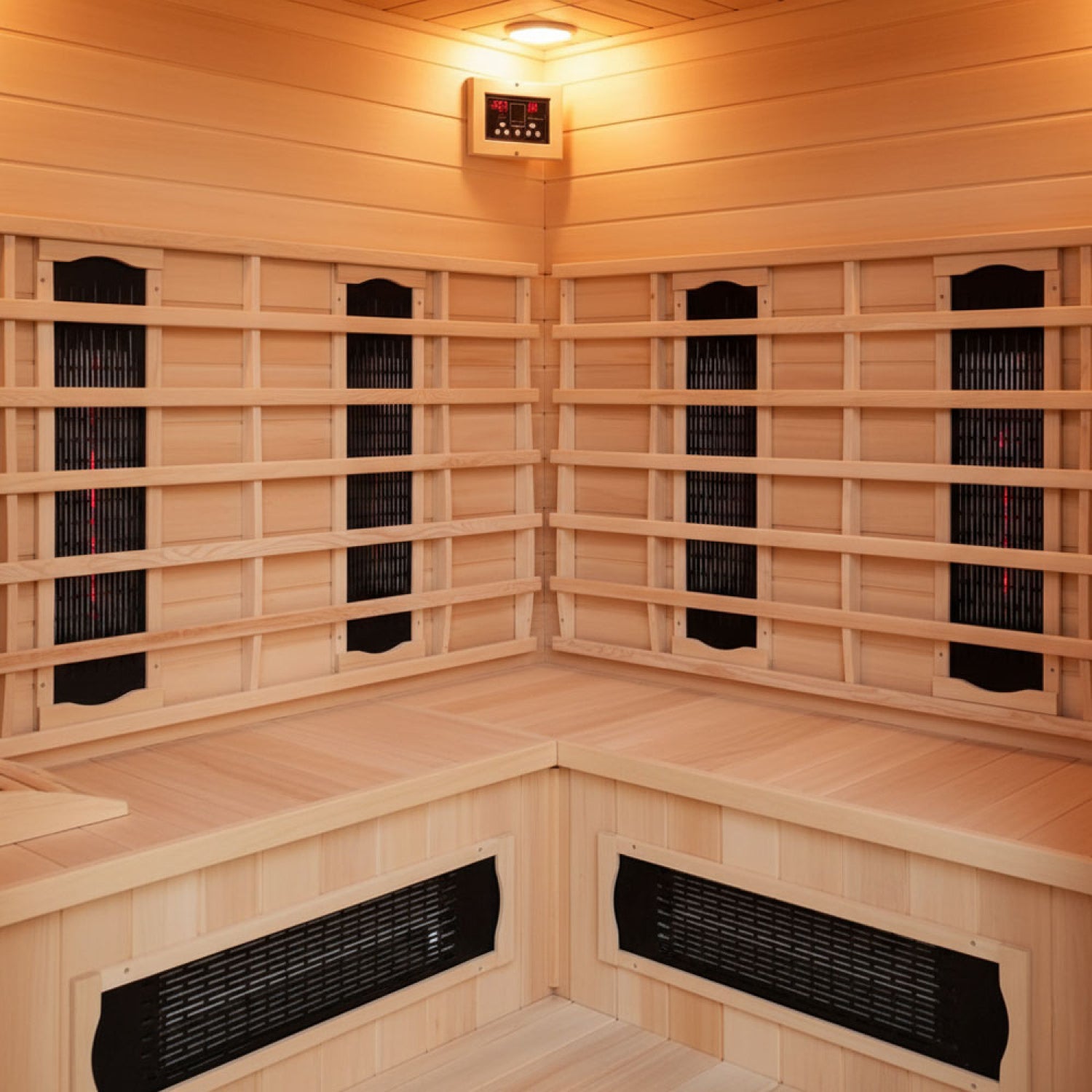 Cabine de sauna luxe infrarouge 3-4 places NARVIK - 5
