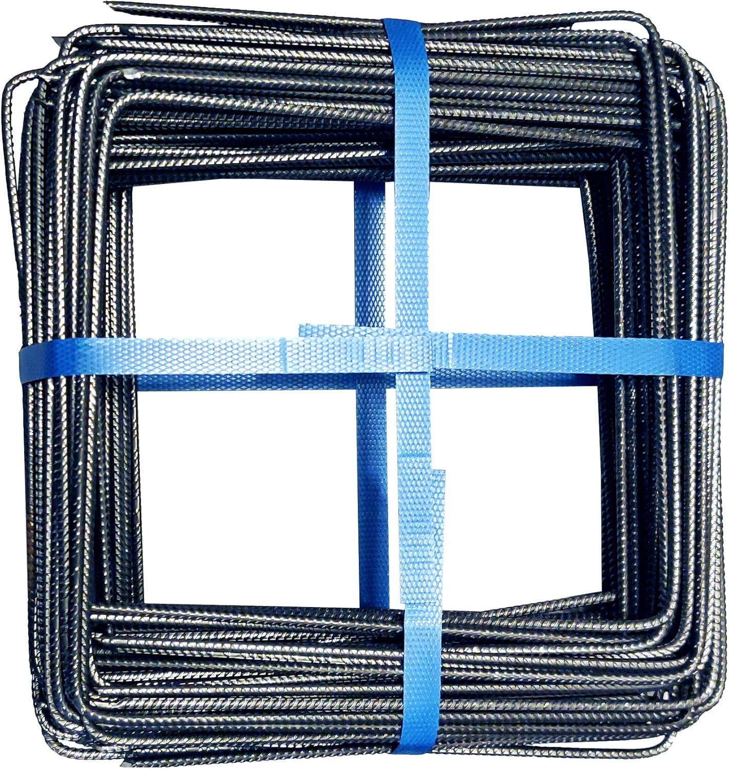 Agrafes toile de paillage anti mauvaises herbes largeur 20cm Fabrication Française Pointes bisautées Lot de 100 sardines métal - 2