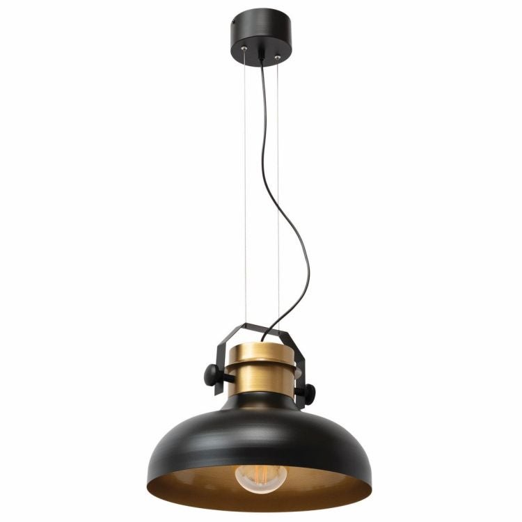 Lampa wisząca STEALLE czarna/złota
