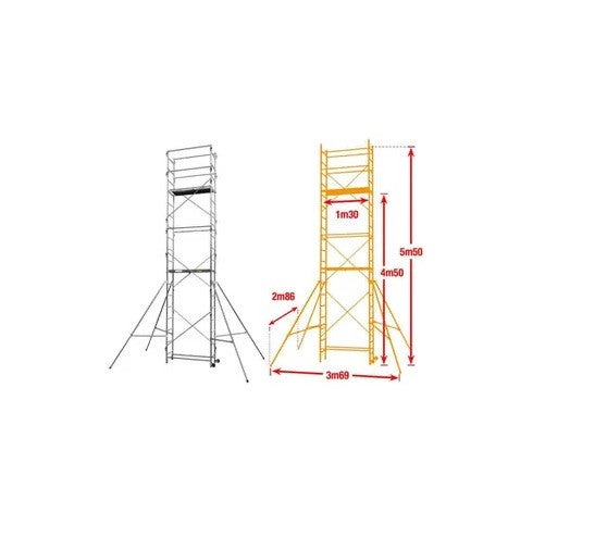 Echafaudage ESCALUX V18092 
