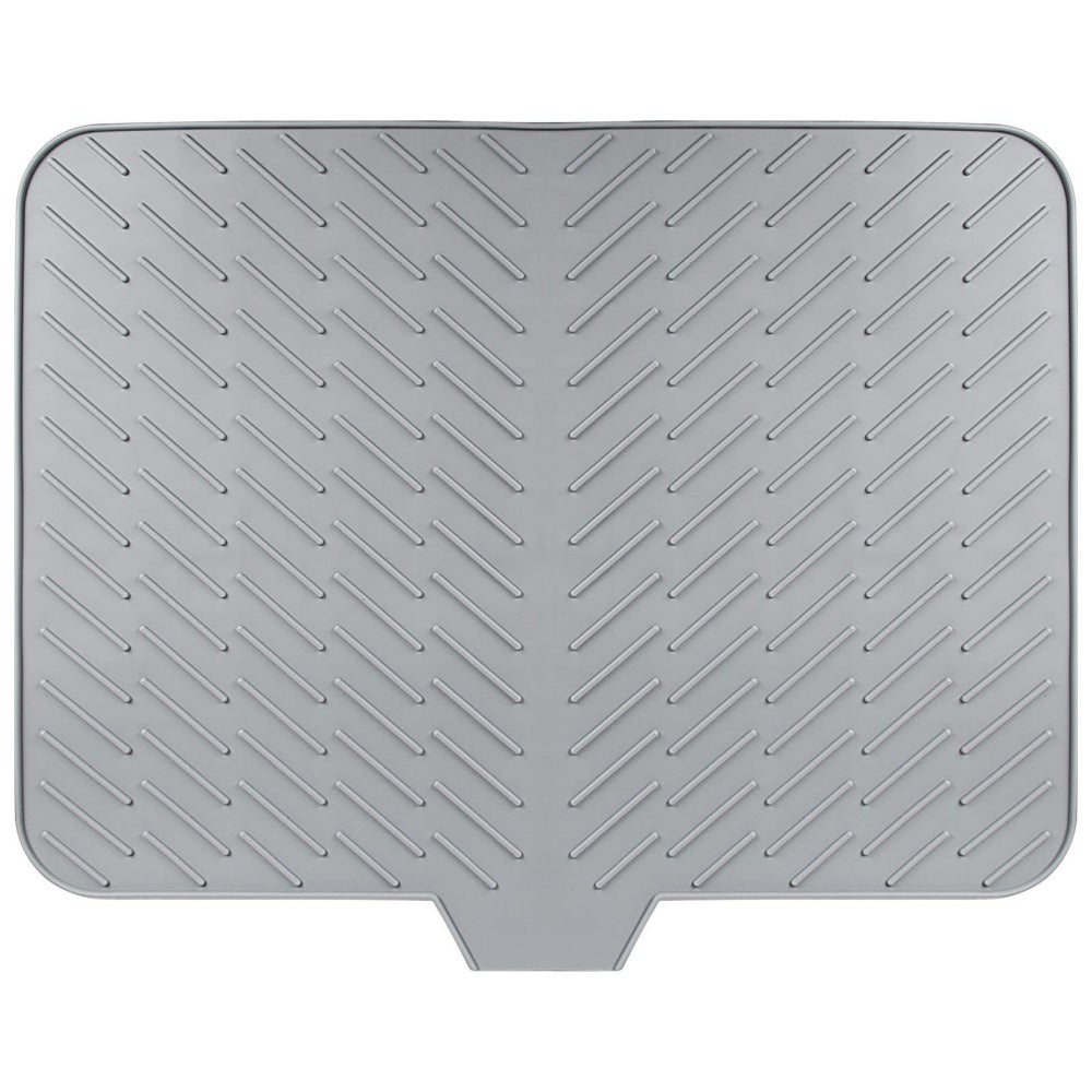 Tapis Égouttoir Vaisselle En Silicone 36x28 Cm – Antidérapant, Résistant à La Chaleur, Facile à Nettoyer, Vert - 2