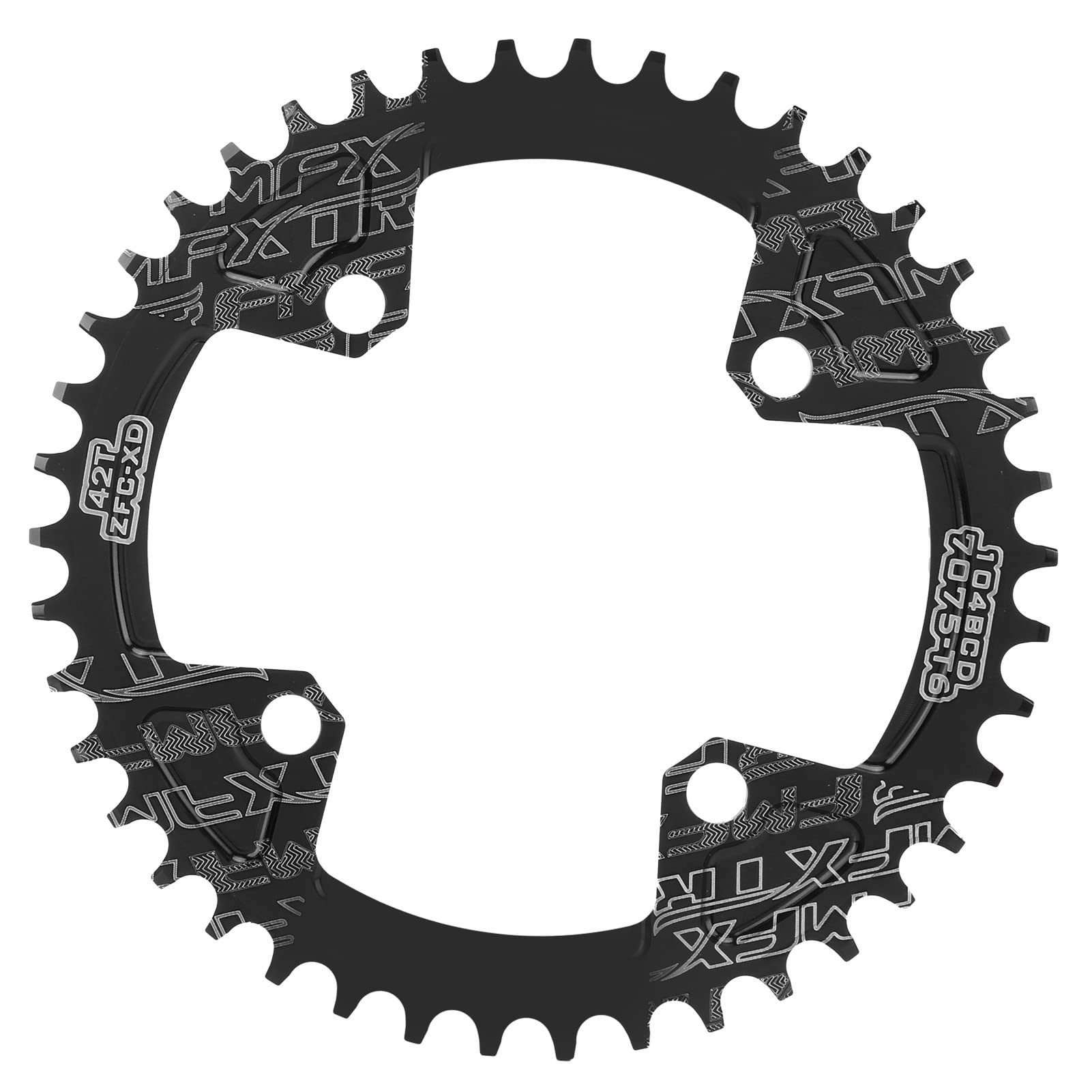 104bcd MTB copertura di protezione della ruota della catena della bicicletta 32/34/38/42T piastra di protezione della bicicletta protezione guarnura della bici piastra di protezione completa