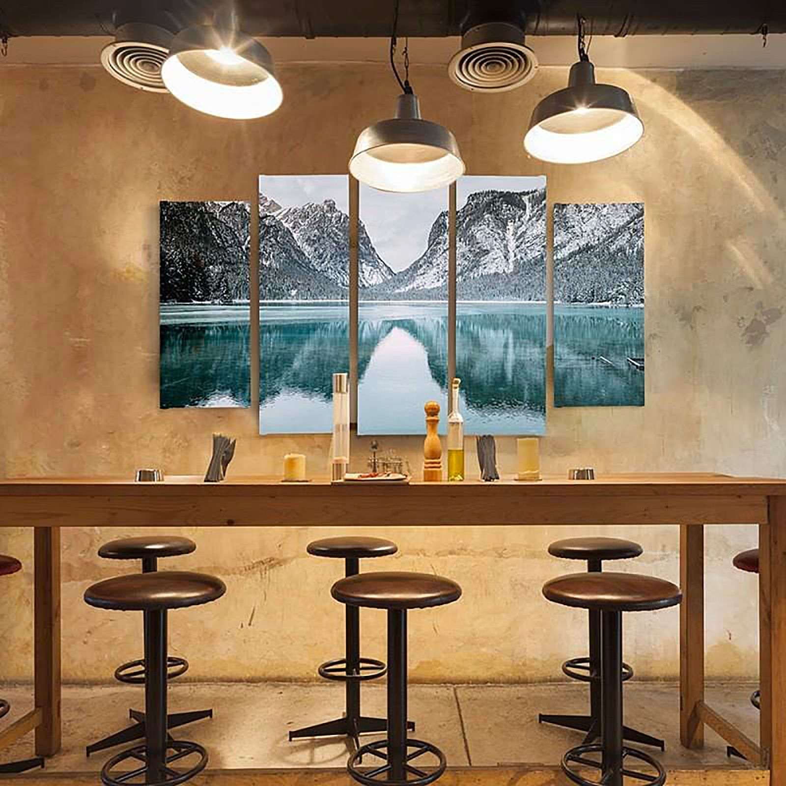 Tableau paysage de montagne - 100 x 70 cm - 4