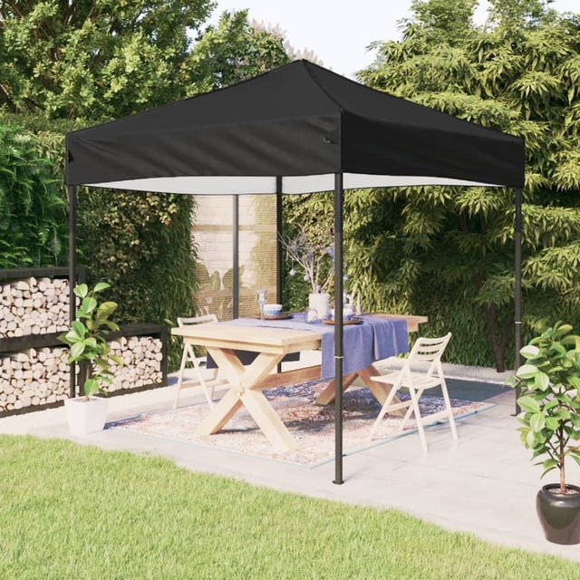 Tenda reception pieghevole Nera 2x2 m