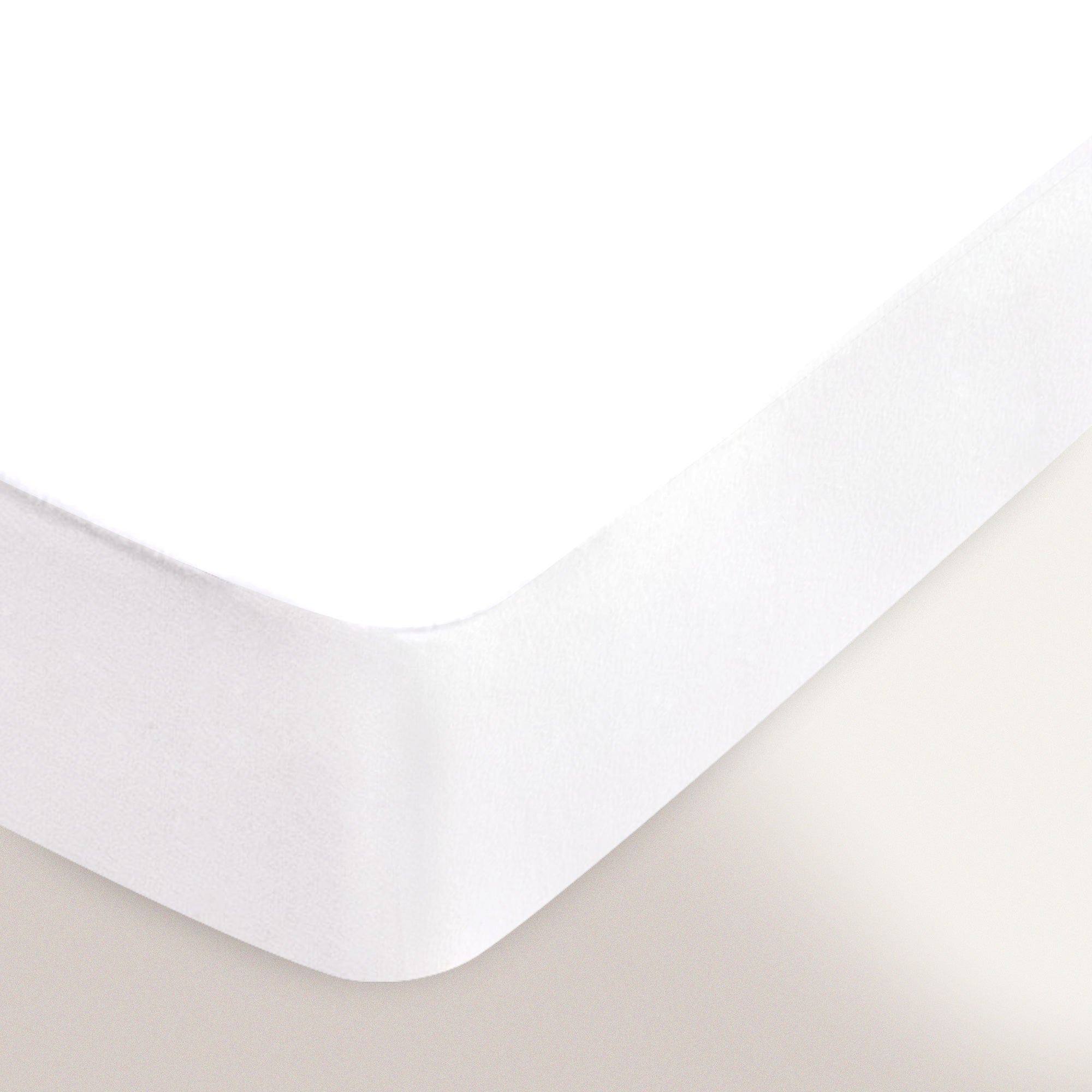 Protège matelas ANTONIN 2x70x200 cm bonnet 23 cm molleton 220 g/m² absorbant blanc lit articulé TPR - 4