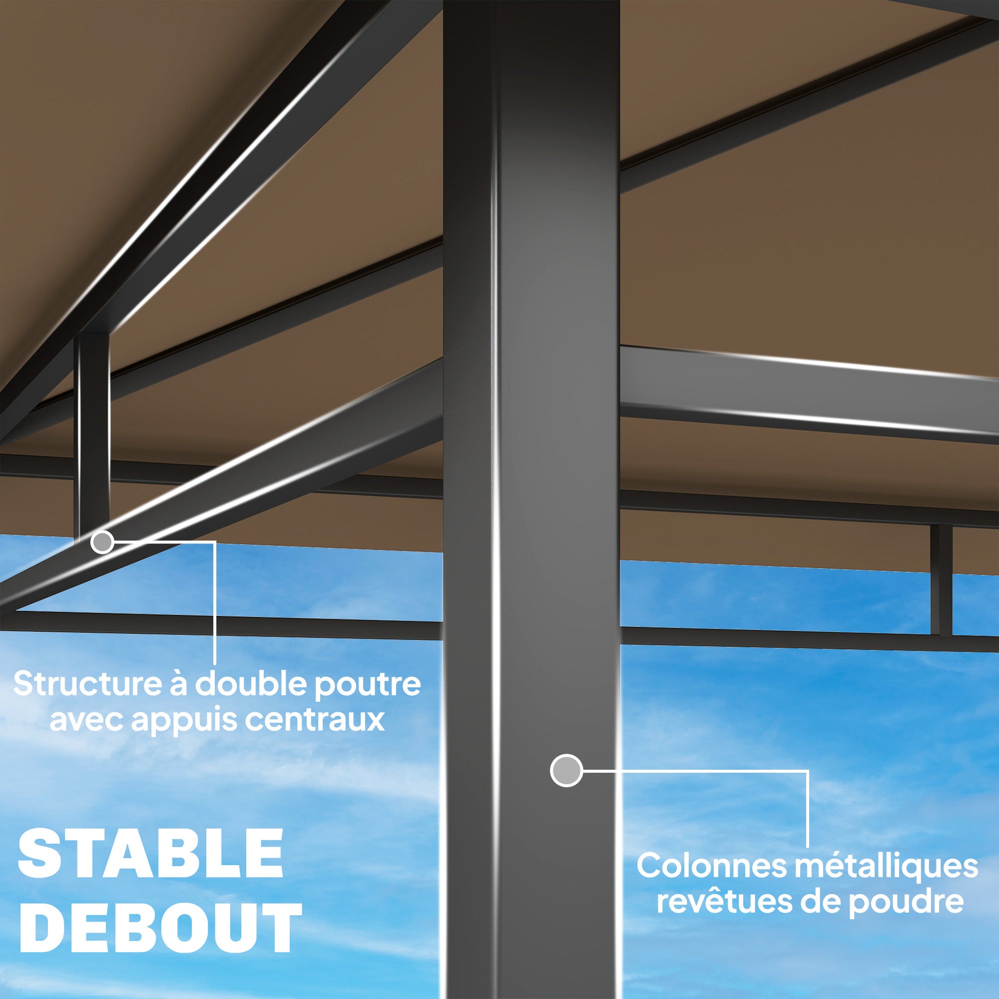 Abri pour barbecue métal Outsunny - 6